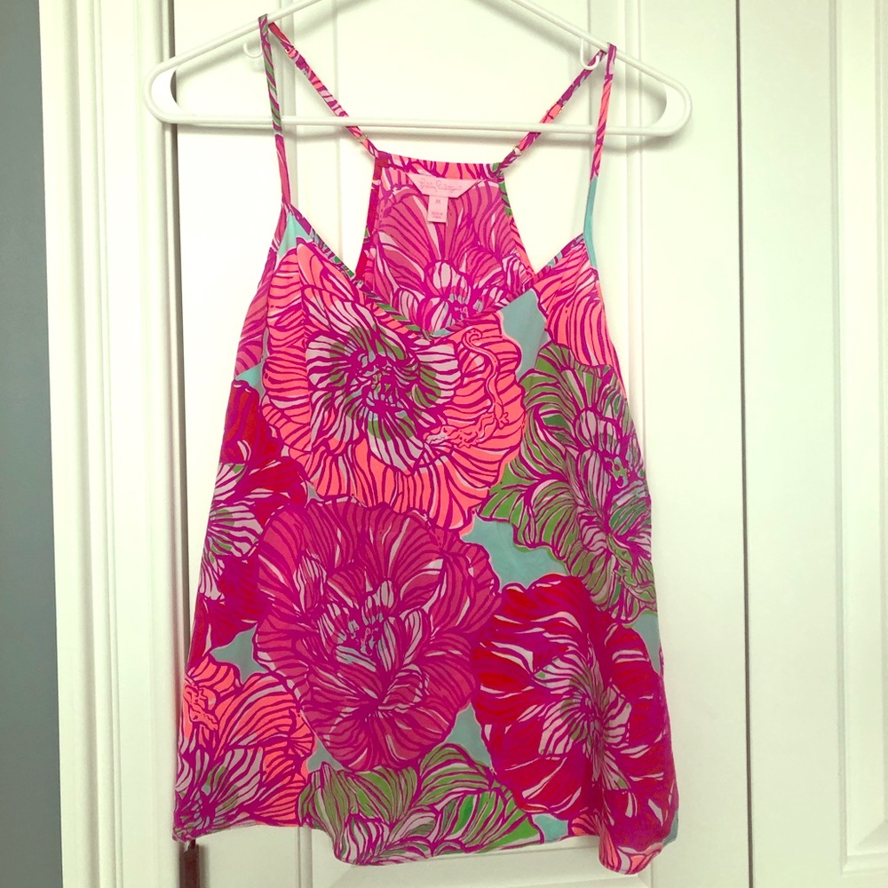 EUC Lilly pulitzer worth it dusk top, size med